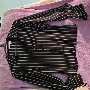 Sheer top 5 buttons, Newport News, very sexy...size 4.